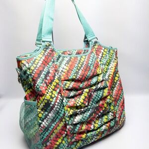 Thirty-One Multicolor Dot Tote Bag
